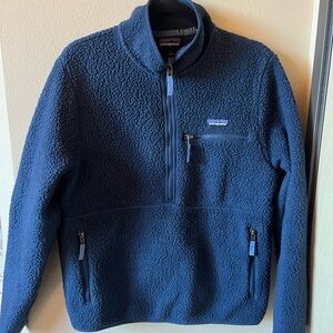 Navy Blue Patagonia Fleece Quarter-Zip